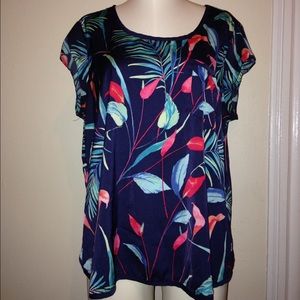 Liz Claiborne floral print top