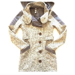 Three Stone Grey Marle Winter Coat