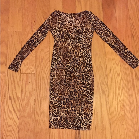 Animal print dress