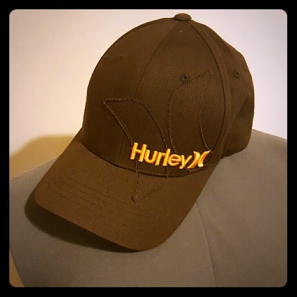 orange hurley hat
