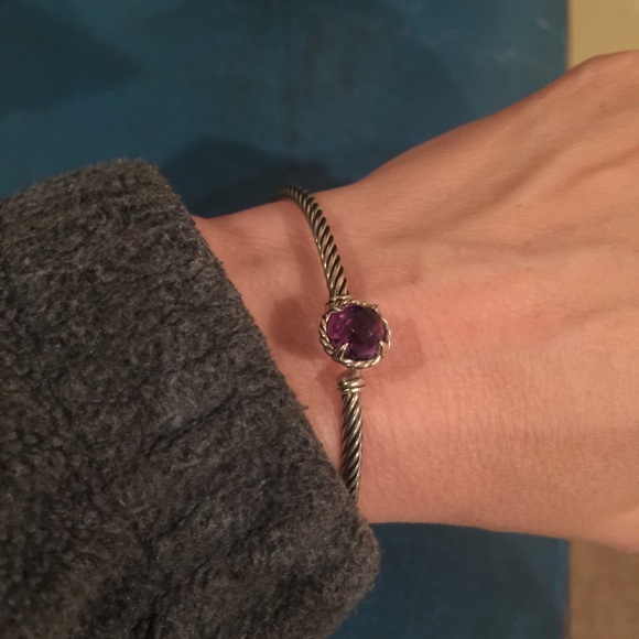 DY bracelet with amethyst stone!