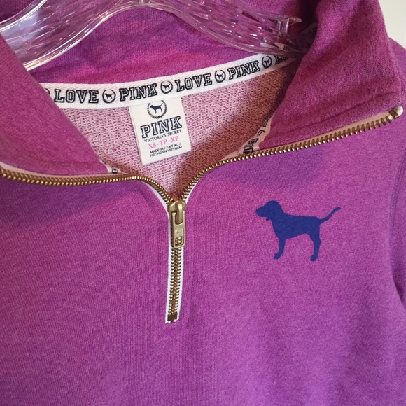 Pink half zip jacket - Picture 2 of 2