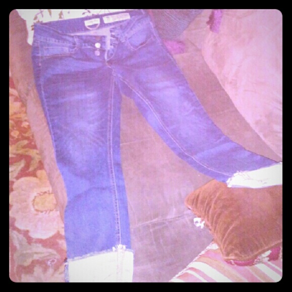 Cropped jeans