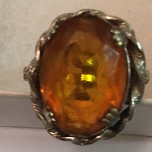 Vintage Amber Ring