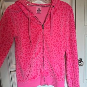 Pink zip up jacket