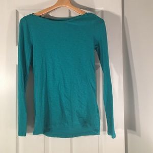 Turquoise j crew top