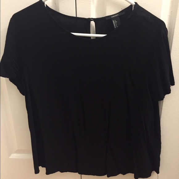 Black high neck top