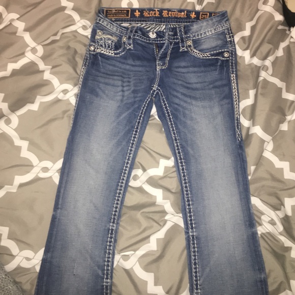 Boot cut rock revival jeans