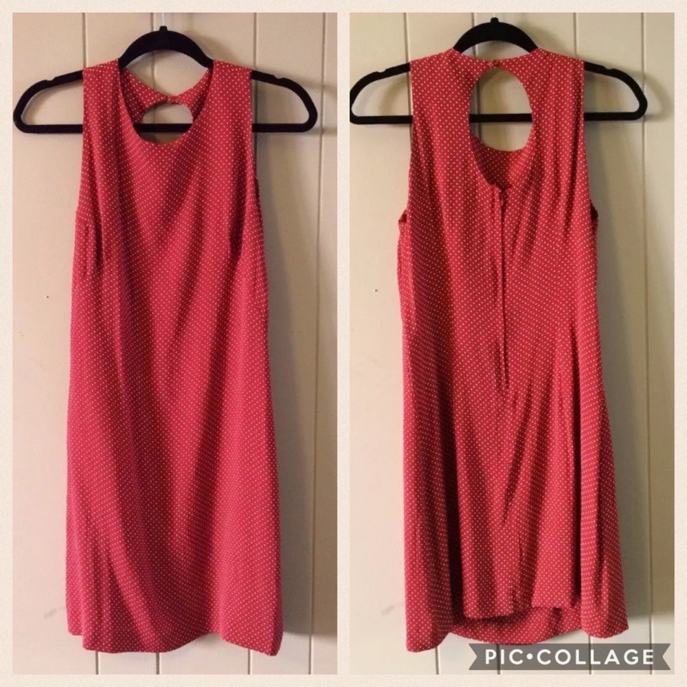 Reformation polka dot dress small