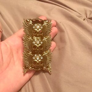 Skull Wings Bangle