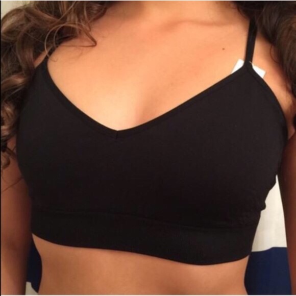 PINK Victoria's Secret Other - ❗️🎁❗️PINK VS Black Stretch Sports Bra Bralette
