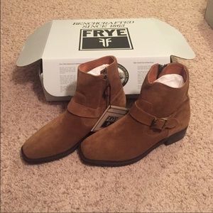 Frye suede ankle boots