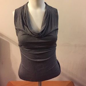 Drape front top