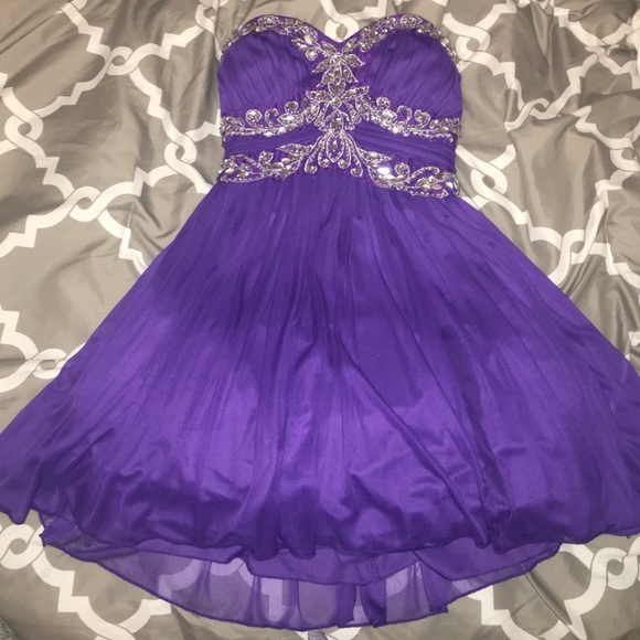 Purple prom dress from Dillard's