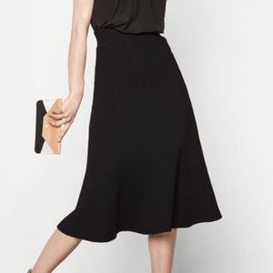 Maje Midi Knit Skirt