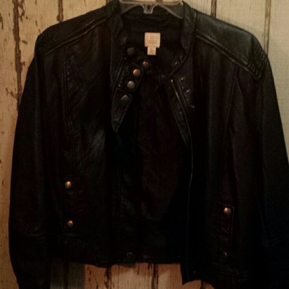 Lauren Conrad  Jackets & Blazers - Black leather coat