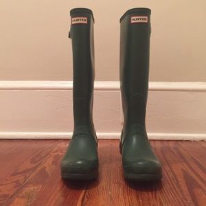 Classic green Hunter boots