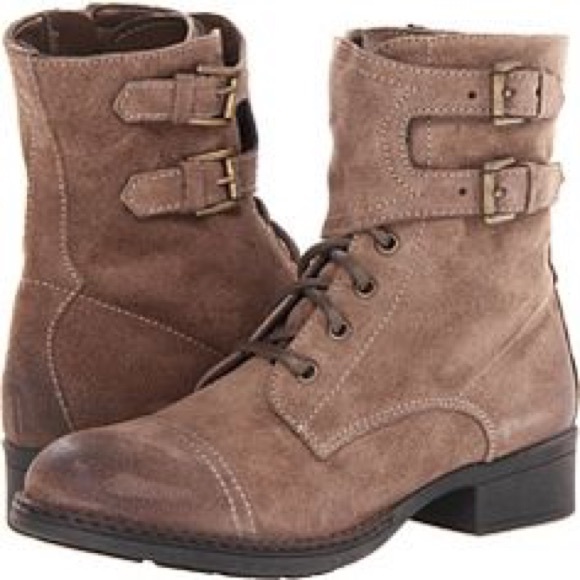 Seychelles Shoes - Seychelles tan suede boots with buckles
