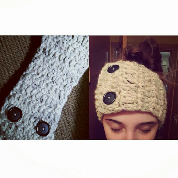 Handmade crochet ear warmer
