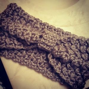 Handmade crochet ear warmer!