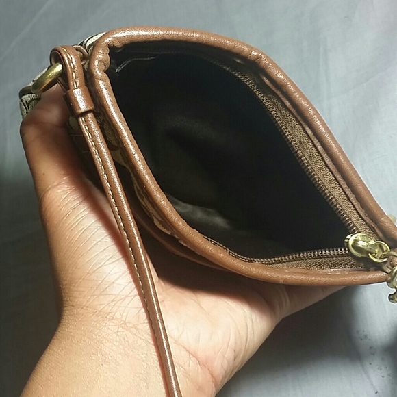 COACH Clutches Wristlet Canvas / Leather - Picture 2 of 4