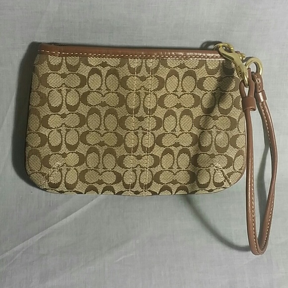 COACH Clutches Wristlet Canvas / Leather - Picture 4 of 4