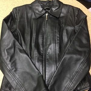 Real leather jacket from Victoria's Secret