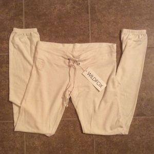 WildFox White Essentials Malibu Skinny Sweats