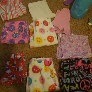 Girls pajamas bottoms
