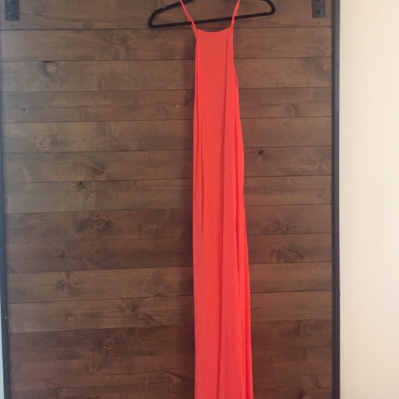 Glamorous coral maxi!