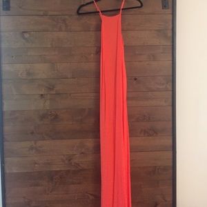 Glamorous coral maxi!