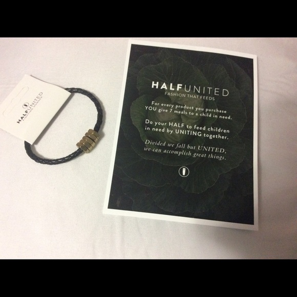 Black Half-United Honeybee Bracelet - Picture 2 of 4