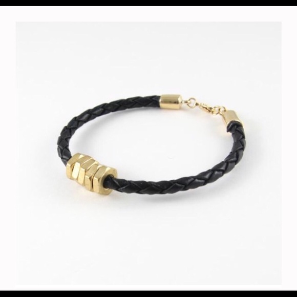Black Half-United Honeybee Bracelet - Picture 3 of 4