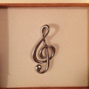 James Avery Treble Clef Pendant