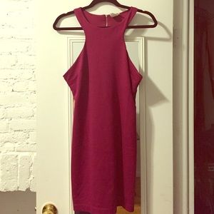 Maroon mini dress