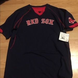 Kids Red Sox V-neck t-shirt