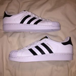 Adidas Womens Black Original Superstar Sneakers