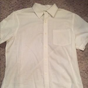 Banana Republic White linen shirt