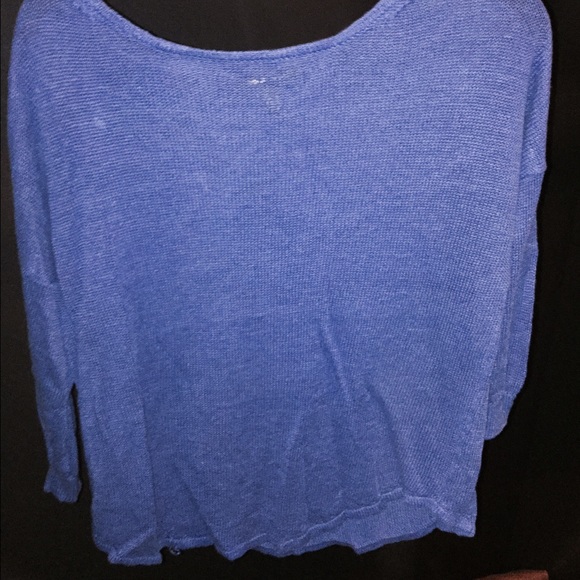 ROYAL BLUE BLOUSE