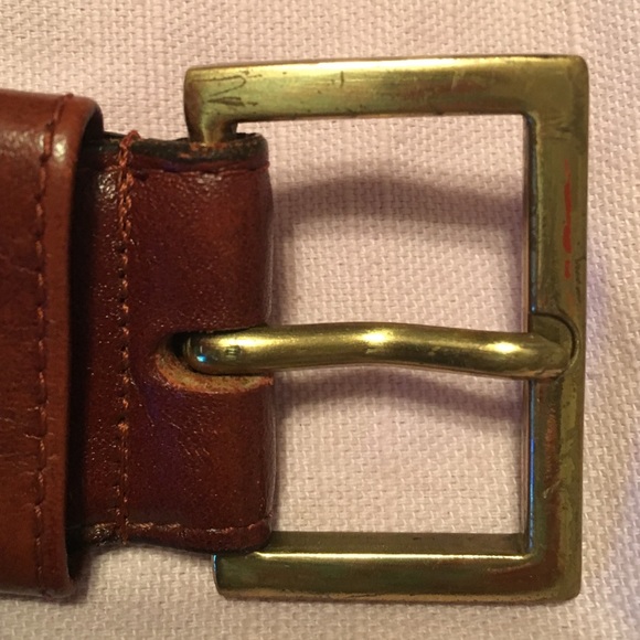 Coach brown leather belt