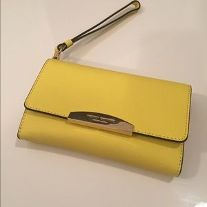 Bright yellow wallet
