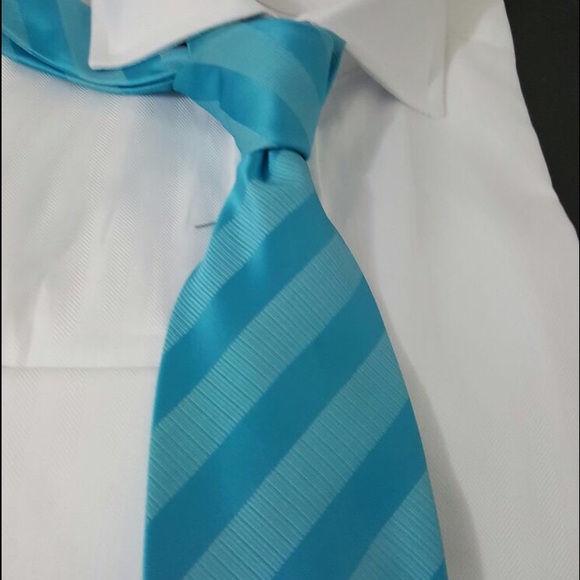 Blue men's tie