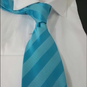 Blue men's tie
