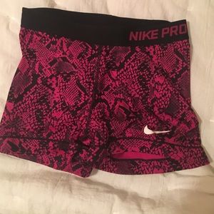 Nike dri-fit spandex shorts