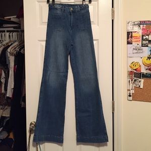 H&M high waisted bell bottoms