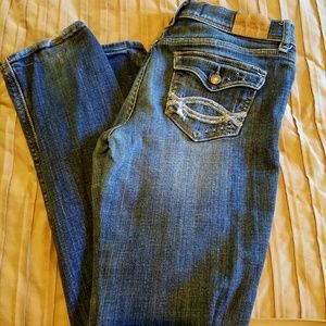 Abercrombie & Fitch skinny jeans.