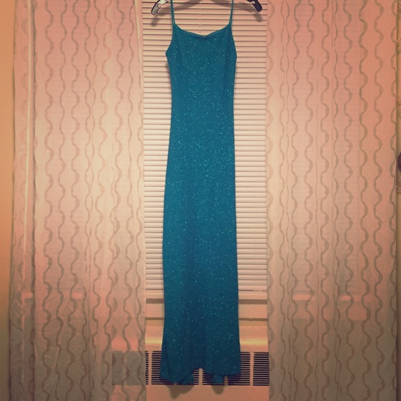 Turquoise Sparkle Gown