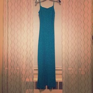 Turquoise Sparkle Gown