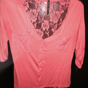 LACED SEE THROUGH TOP