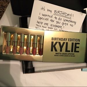 Kylie Birthday Edition Lip Kit w/ authenticity